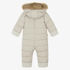 Töastie Beige Padded Snowsuit