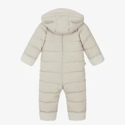 Töastie Beige Padded Snowsuit