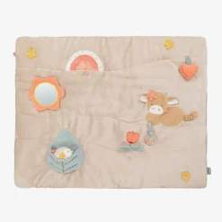 Nattou Beige Plush Playmat (100cm) Outlet