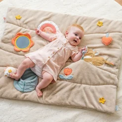 Nattou Beige Plush Playmat (100cm) Outlet