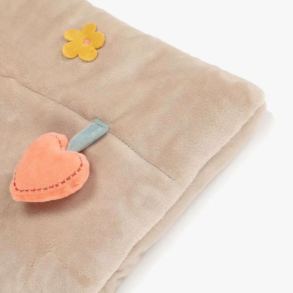 Nattou Beige Plush Playmat (100cm) Outlet