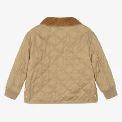 Burberry Beige Quilted Jacket Online