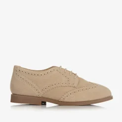 Childrens Classics Beige Suede Brogues Sale