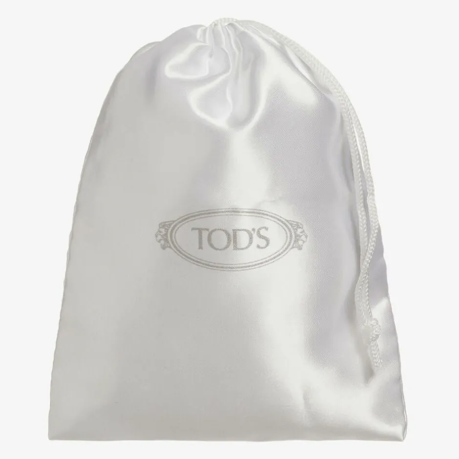 Tods Beige Suede Leather Pre-Walker Moccasins Outlet