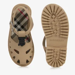 Burberry Beige TB Monogram Jelly Shoes Best