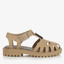 Burberry Beige TB Monogram Jelly Shoes Best