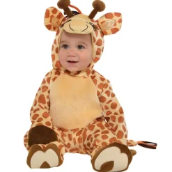 Dress Up by Design Beige Velour Giraffe Costume Clearance