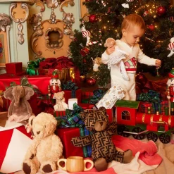 Doudou et Compagnie Beige Velour Teddy Doudou (22cm) New