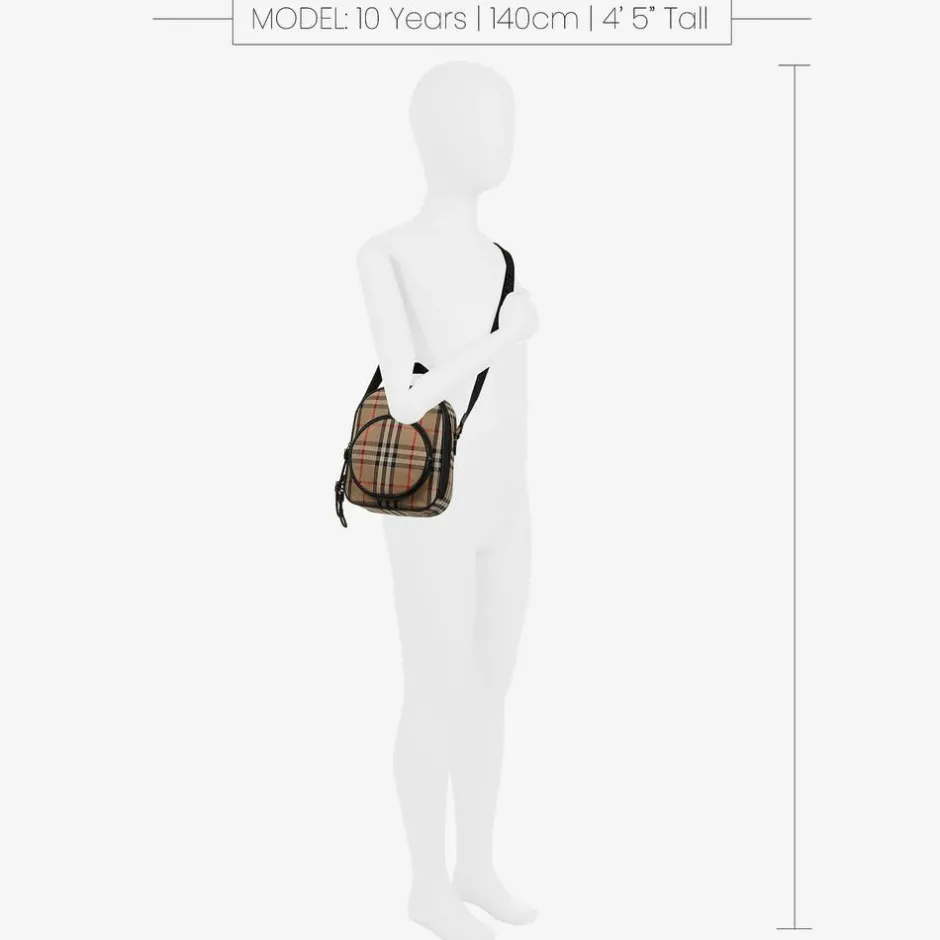 Burberry Beige Vintage Check Crossbody Bag Discount