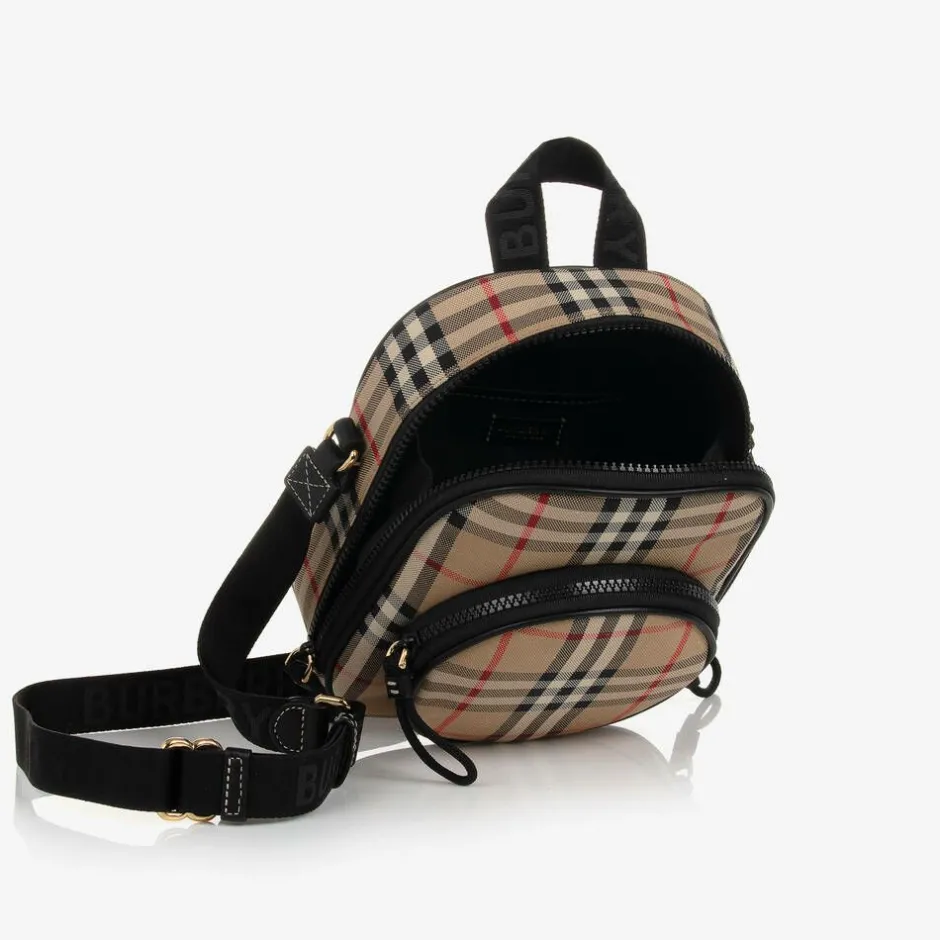 Burberry Beige Vintage Check Crossbody Bag Discount