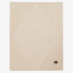 Jamiks Beige Viscose Knit Baby Blanket (100cm) New