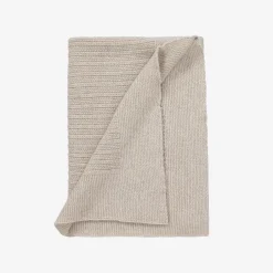 Paz Rodríguez Beige Wool Knit Baby Blanket (98cm) Discount