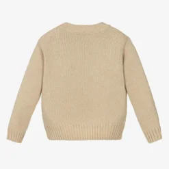 Il Gufo Beige Wool Lion Sweater Hot