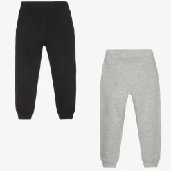 Minymo Black & Grey Cotton Joggers (2 Pack) New