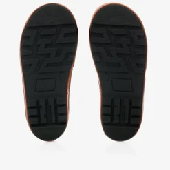 Chipmunks Black & Orange Fox Rain Boots