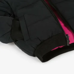 DKNY Black & Pink Reversible Puffer Jacket Online