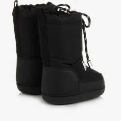 Moschino Kid-Teen Black & White Snow Boots Best
