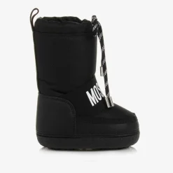 Moschino Kid-Teen Black & White Snow Boots Best