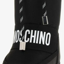 Moschino Kid-Teen Black & White Snow Boots Best