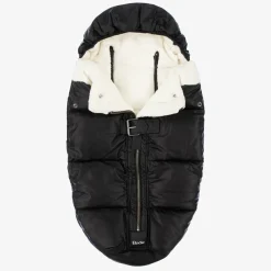 Elodie Black & Ivory Footmuff (95cm) Clearance
