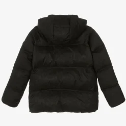Versace Black Barocco Down-Padded Coat Sale