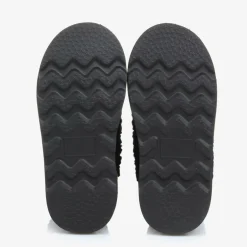 Age of Innocence Black Bouclé Fleece Snow Boot Outlet