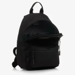 EA7 Emporio Armani Black Canvas Backpack (33cm) Hot