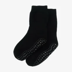 Falke Black Cotton & Wool Slipper Socks Hot