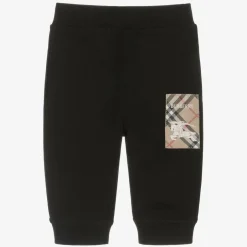 Burberry Black Cotton Baby Joggers