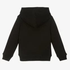 Calvin Klein Black Cotton Jersey Hoodie Discount