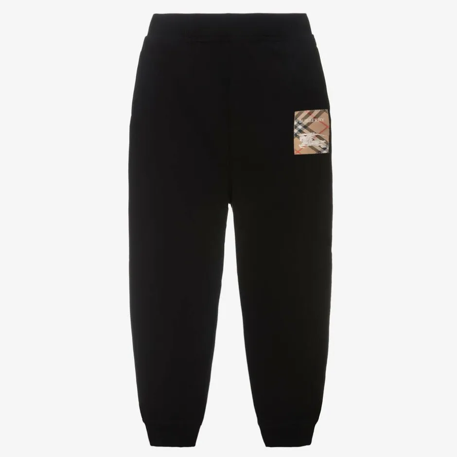 Burberry Black Cotton Joggers Best