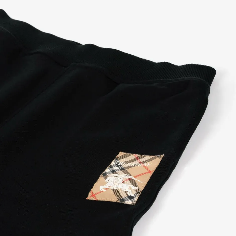 Burberry Black Cotton Joggers Best
