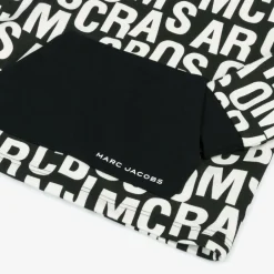 MARC JACOBS Black Cotton Jumbled Logo Hoodie Sale