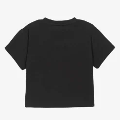 KENZO KIDS Black Cotton Lucky Tiger T-Shirt Discount