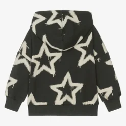 Rock Your Baby Black Cotton Star Hoodie Discount
