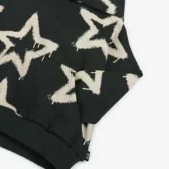 Rock Your Baby Black Cotton Star Hoodie Discount