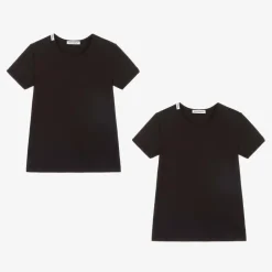 Dolce amp; Gabbana Black Cotton T-Shirts (2 Pack) Sale
