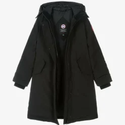 Canada Goose Black Down Padded Brittania Parka Coat Discount