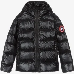 Canada Goose Black Down Padded Crofton Puffer Jacket Best