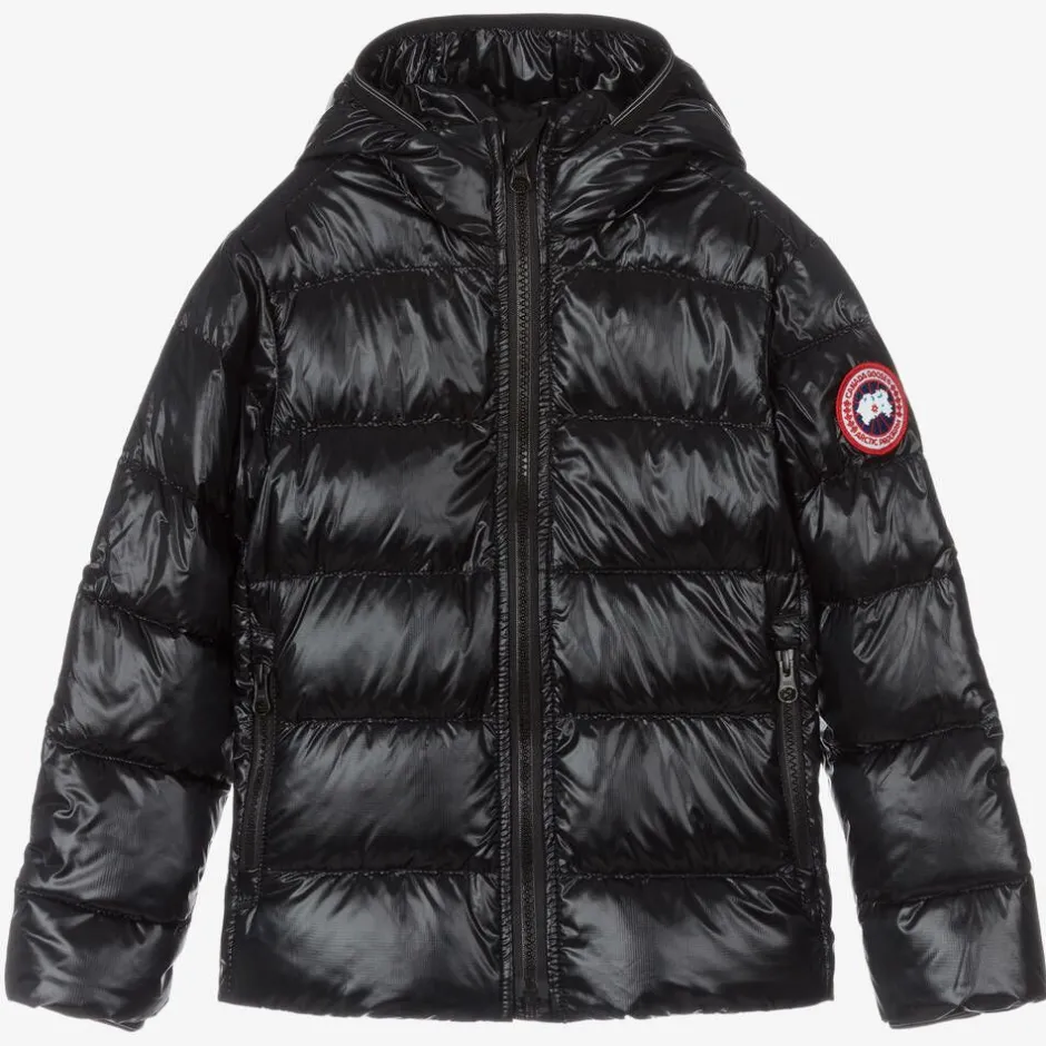 Canada Goose Black Down Padded Crofton Puffer Jacket Best