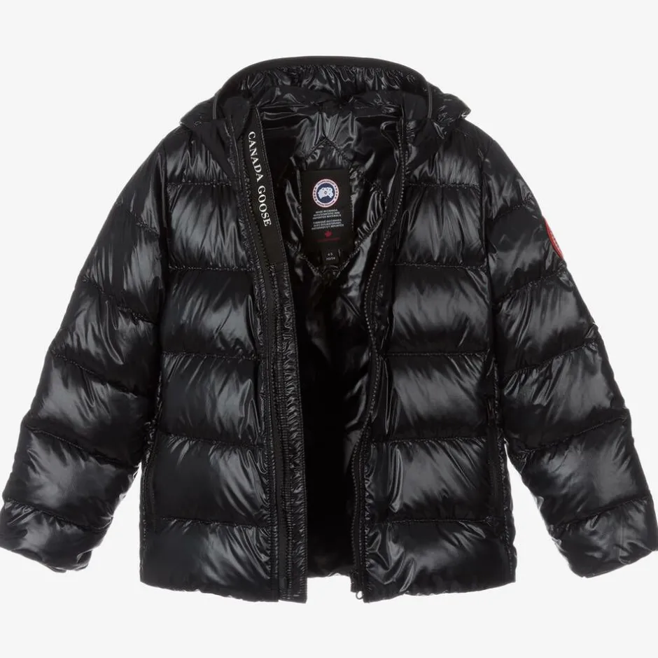 Canada Goose Black Down Padded Crofton Puffer Jacket Best