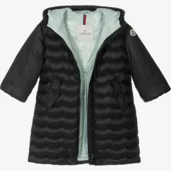 Moncler Enfant Black Down Padded Puffer Coat Best