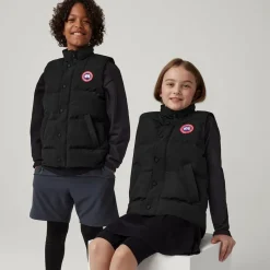 Canada Goose Black Down Padded Vanier Gilet Clearance