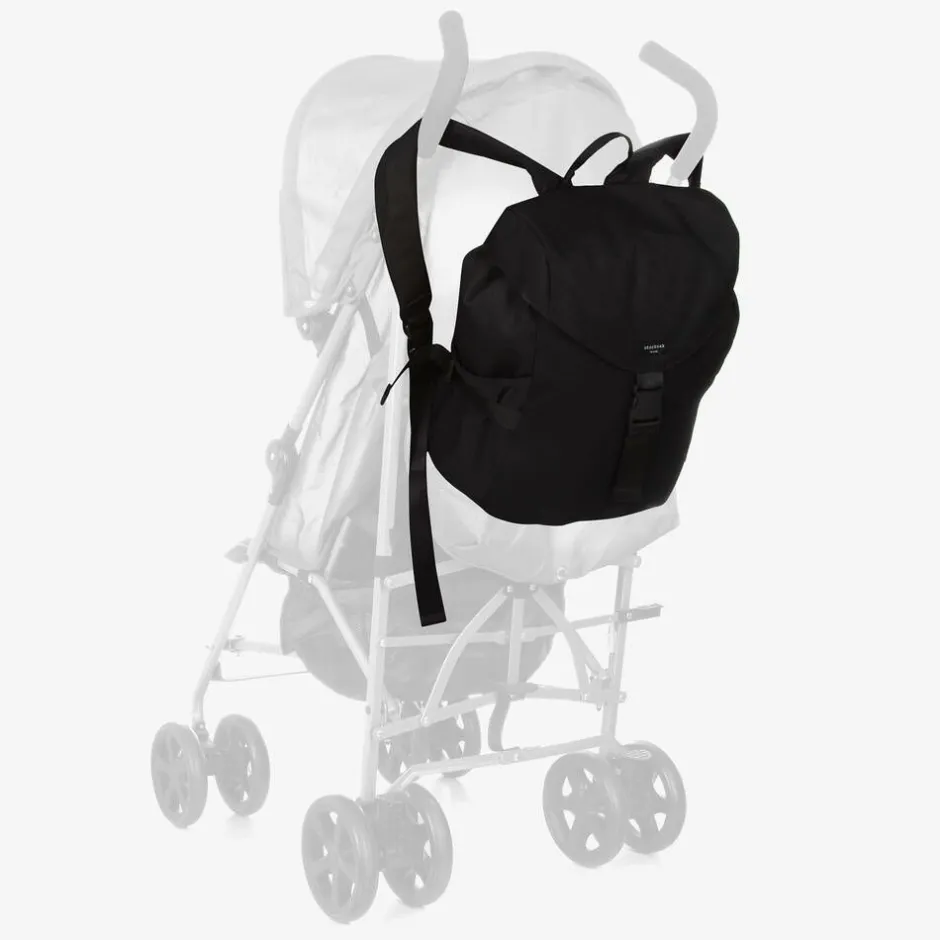 Storksak Black Eco Backpack Changing Bag (34cm)