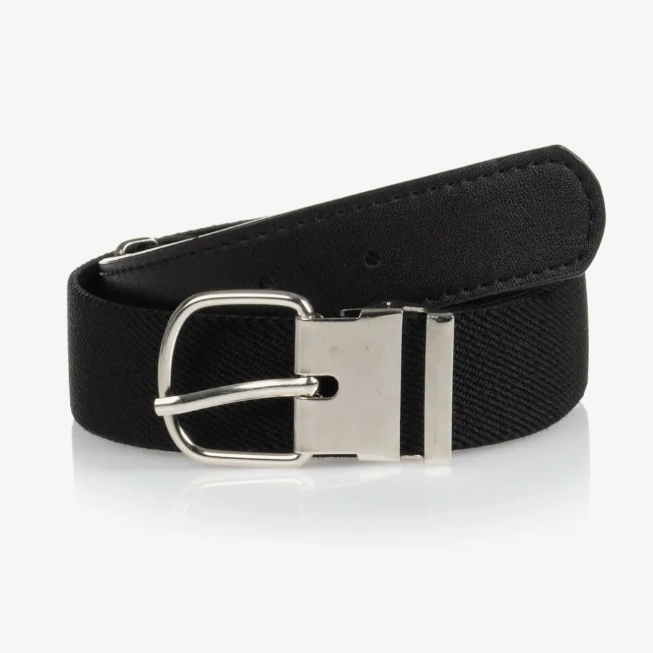 Playshoes Black Elasticated Belt New