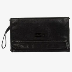 TIBA + MARL Black Faux Leather Changing Mat Clutch (56cm) Best