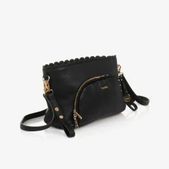 Nanán Black Faux Leather Changing Bag (38cm) Best