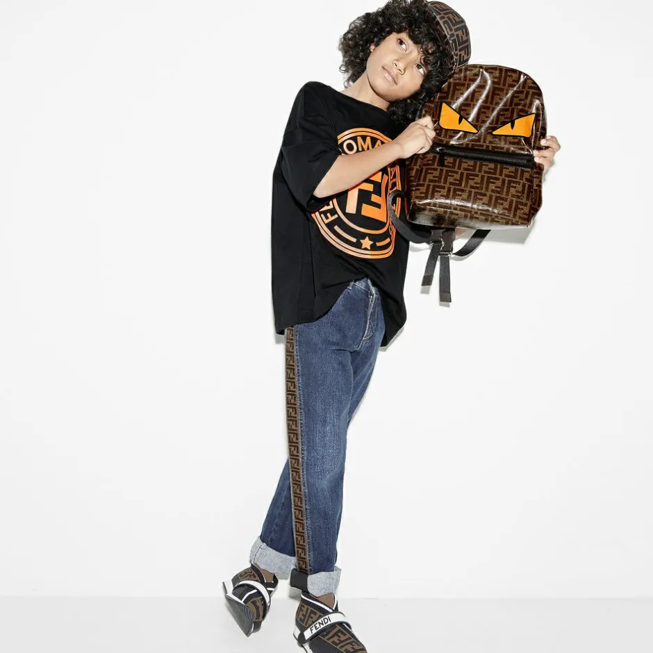 Fendi Black FF Logo Trainers Sale