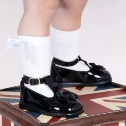 Early Days Black First-Walker Shoes Best