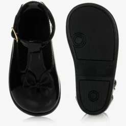 Early Days Black First-Walker Shoes Best